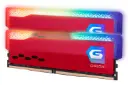 نمای کناری رنگ قرمز رم گیل GEIL ORION RGB 16GB (2x8) DDR4-3200 CL22