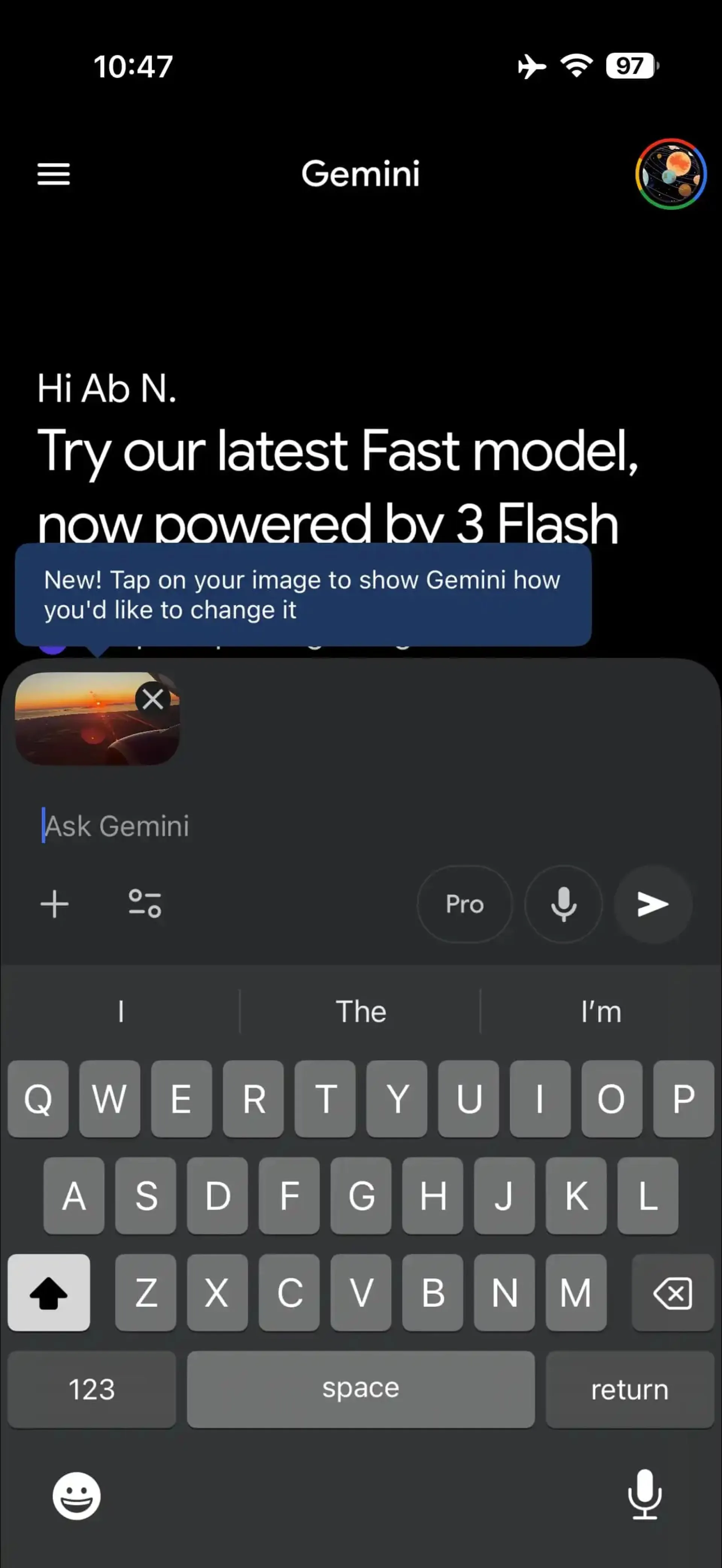 نوشتن و رسم کردن مستقیم روی تصاویر با جمنای