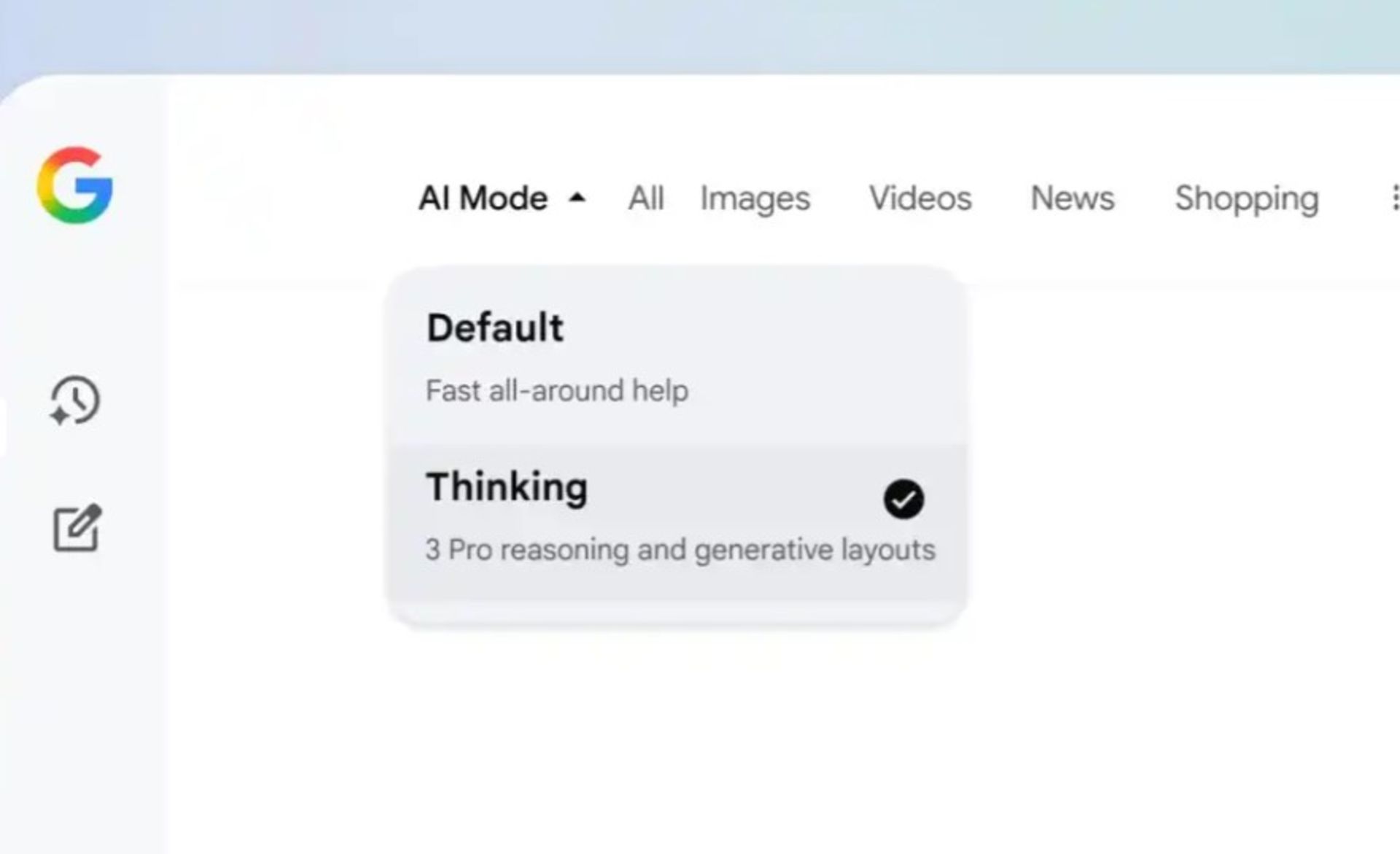 رابط کاربری هوش مصنوعی جمنای 3