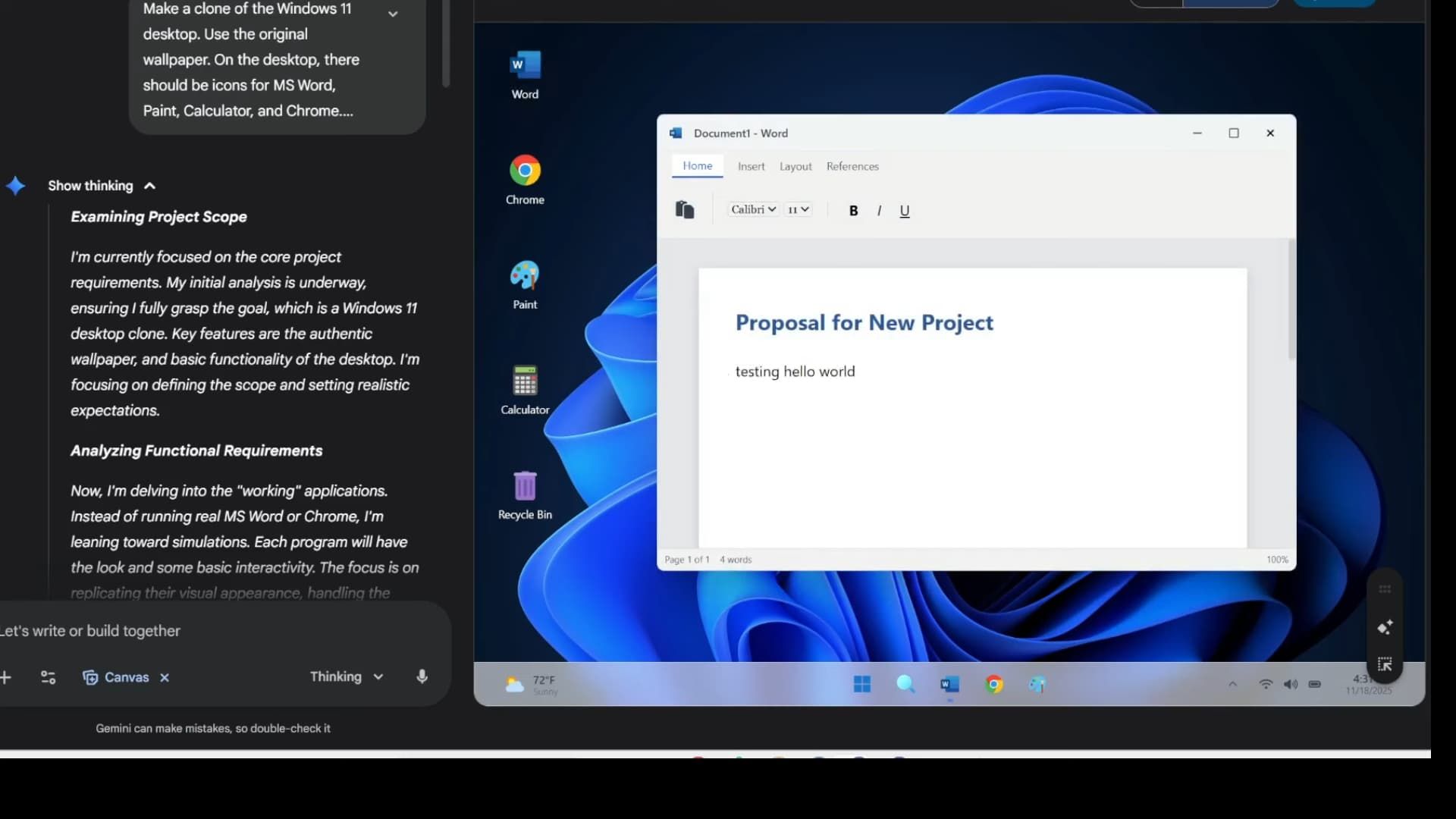 ساخت کلون ویندوز ۱۱ با جمنای ۳ 