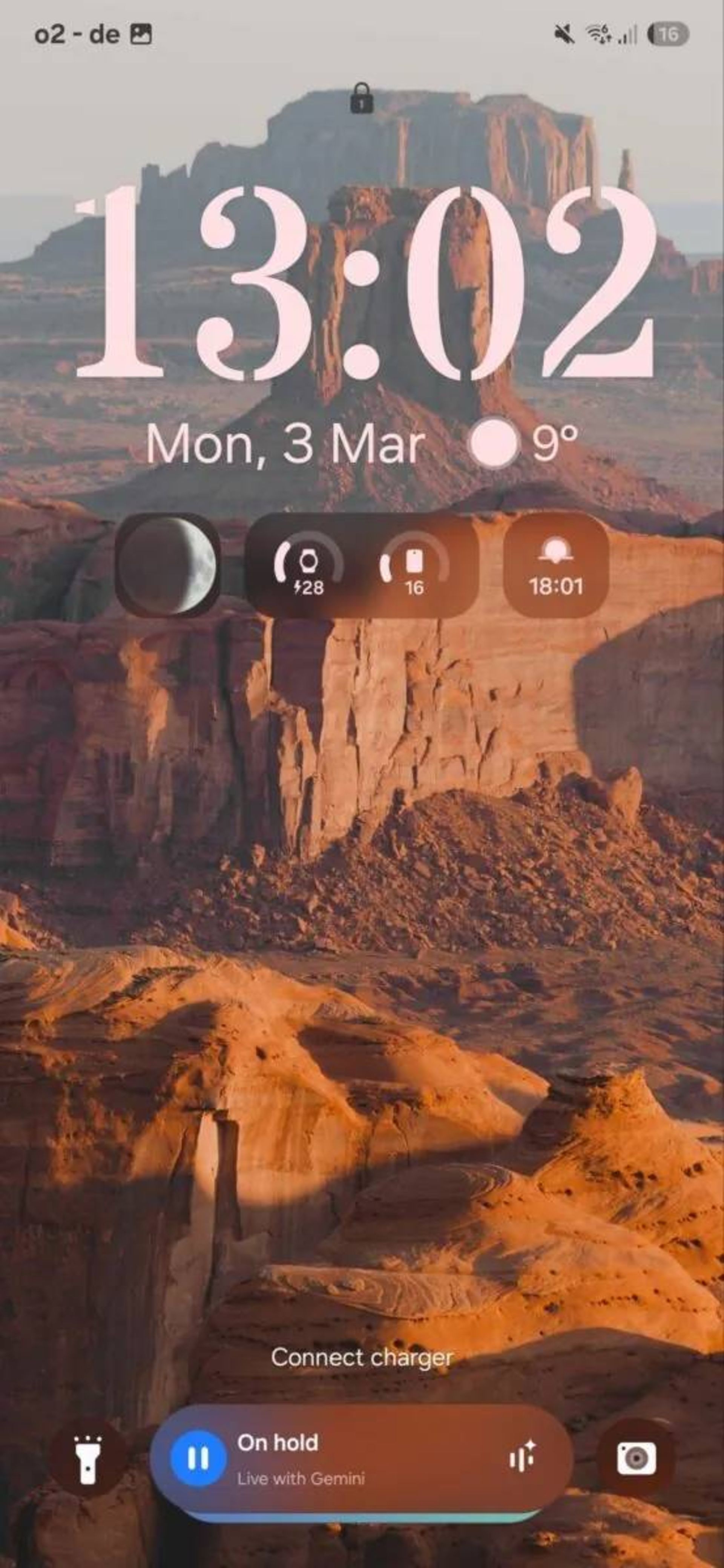 جمینای لایو روی صفحه قفل گوشی سامسونگ با One UI 7