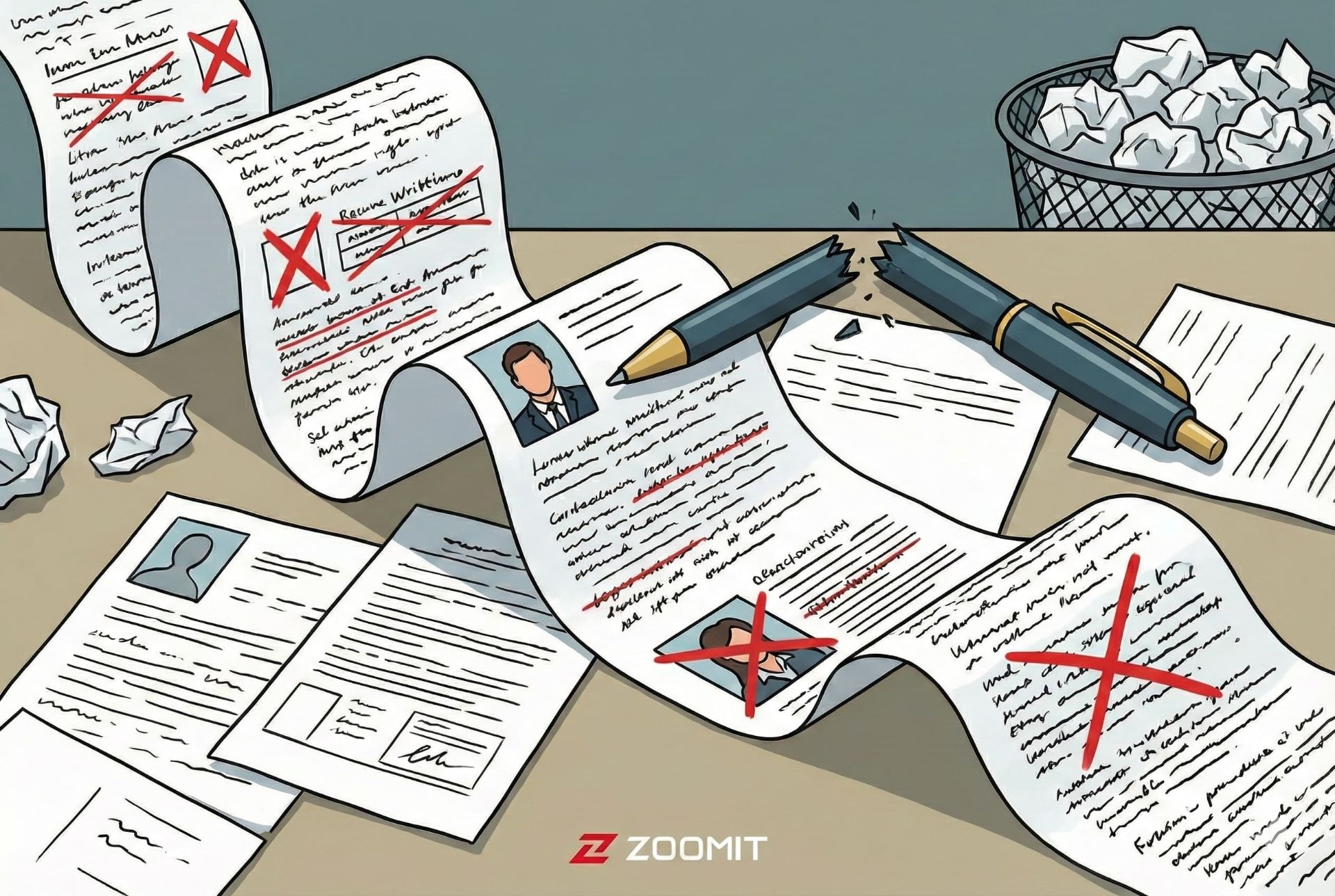 اشتباهات رایج رزومه نویسی