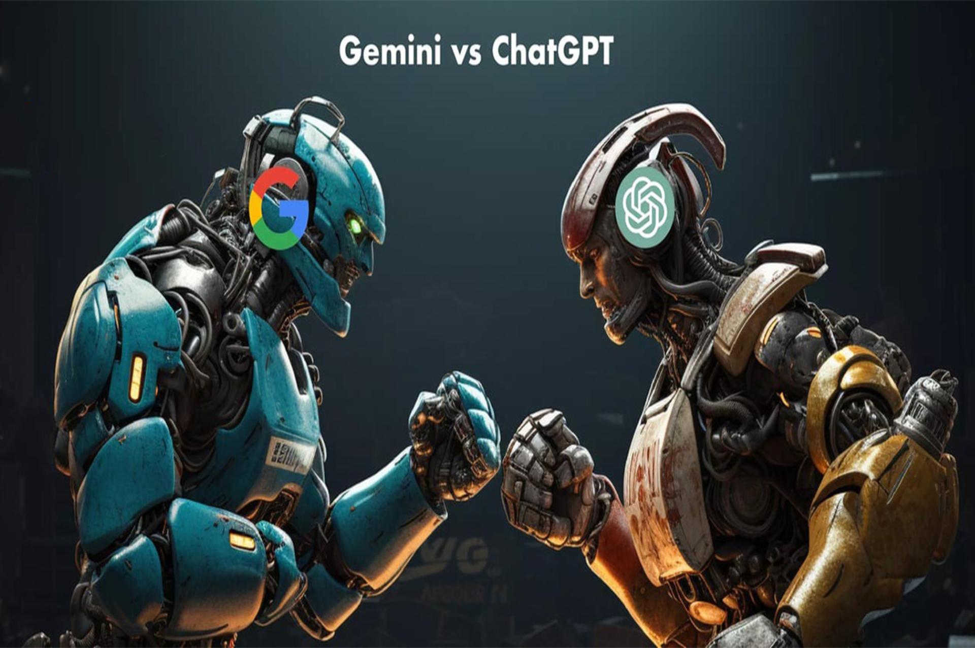 هوش مصنوعی Gemini در برابر ChatGPT