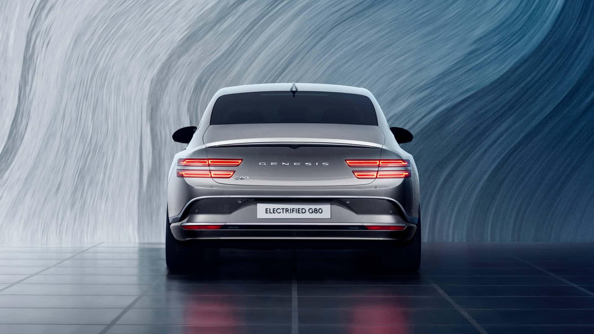 نمای عقب جنسیس G80 2026
