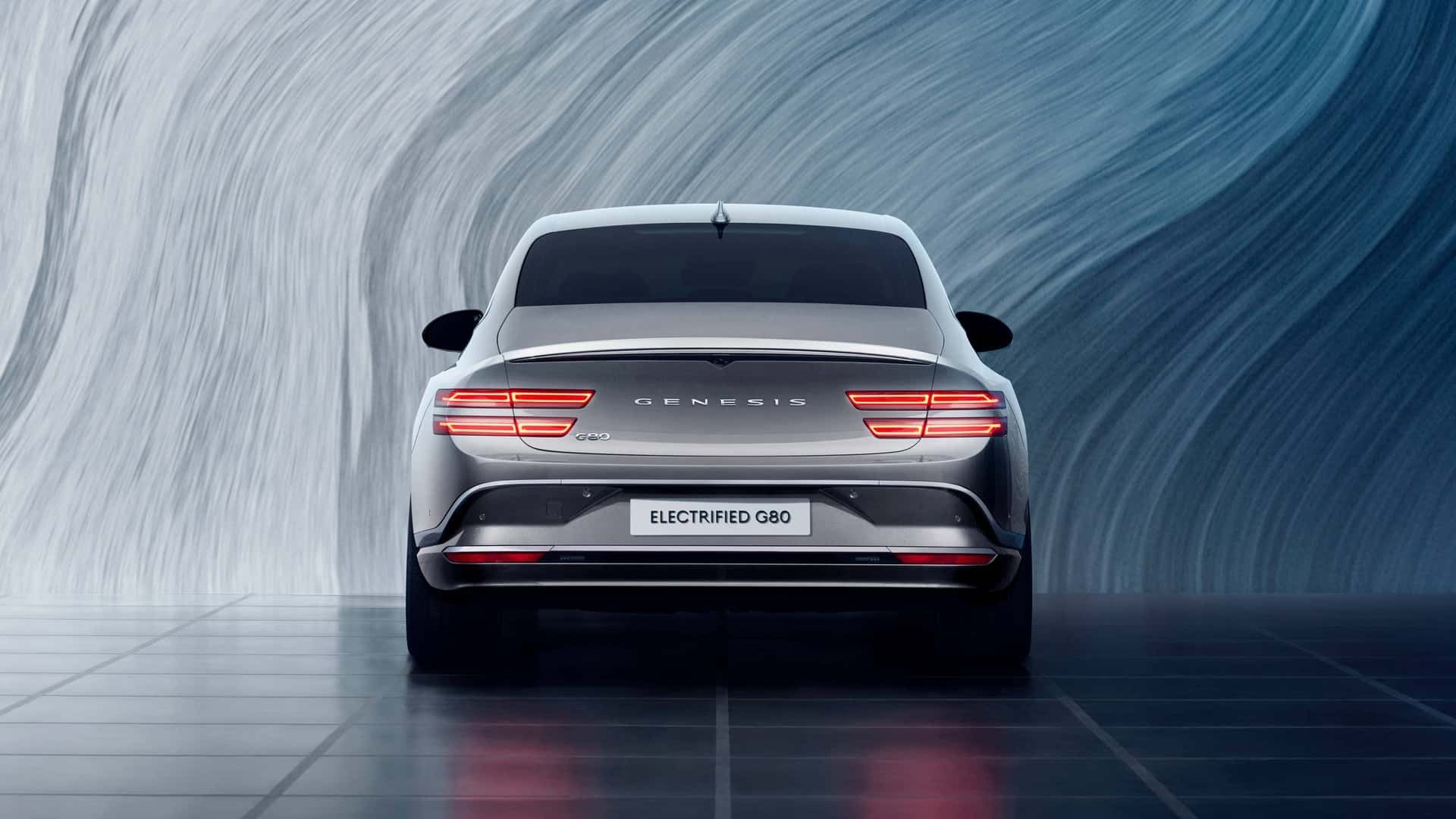 نمای عقب جنسیس G80 2026