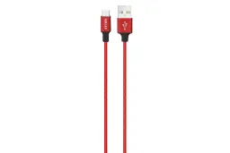 کابل شارژ USB جرلکس Type-A به Micro-USB مدل D2 با طول 1 متر قرمز
