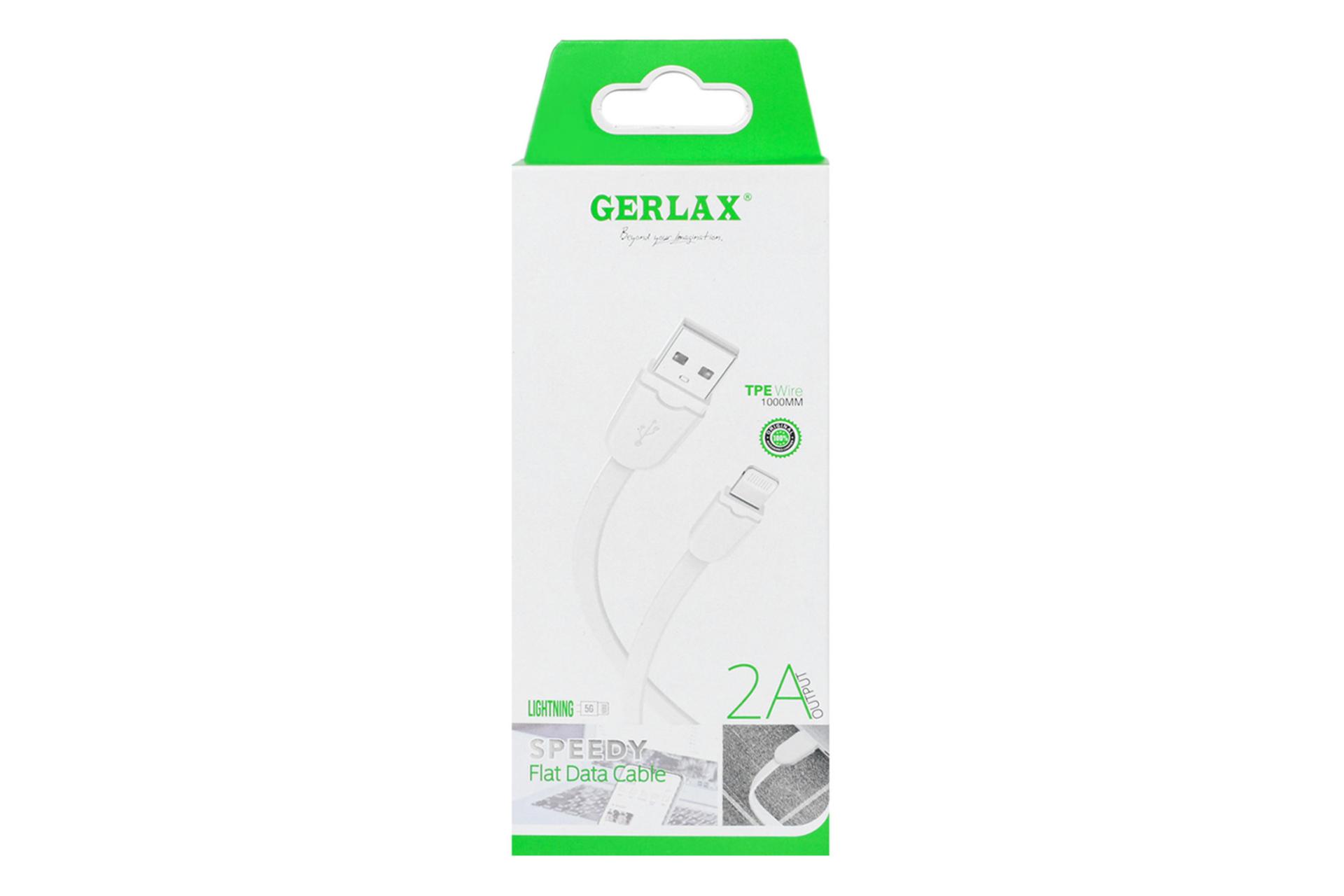 جعبه کابل شارژ USB جرلکس Type-A به Lightning مدل GD-16 با طول 1 متر