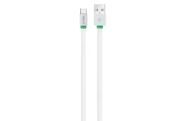 کابل شارژ USB جرلکس Type-A به Micro-USB مدل GD-34 با طول 1.5 متر سفید