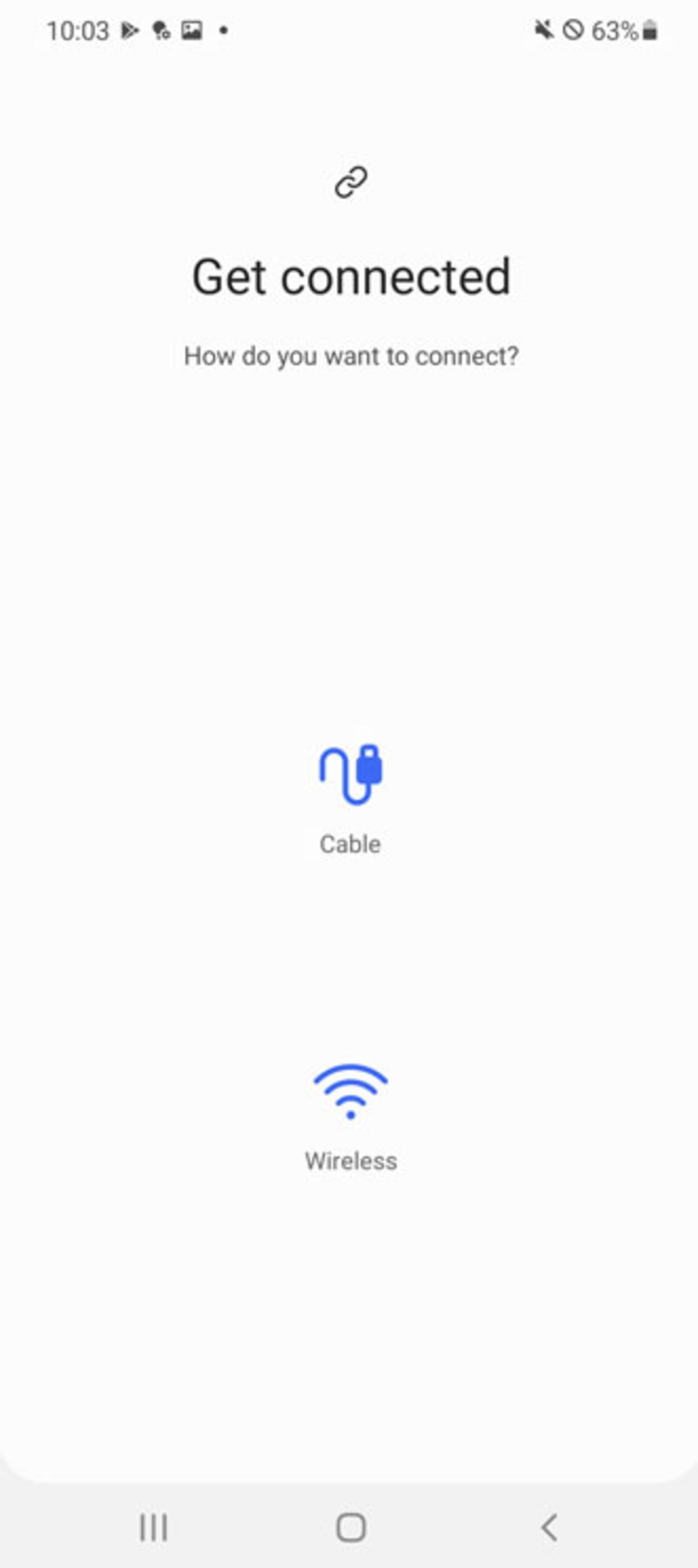 صفحه‌ی Get connected