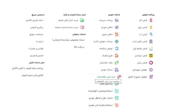 قبضینو نمره منفی گواهینامه