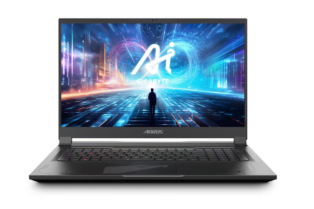 نمای روبرو لپتاپ AORUS 17x گیگابایت