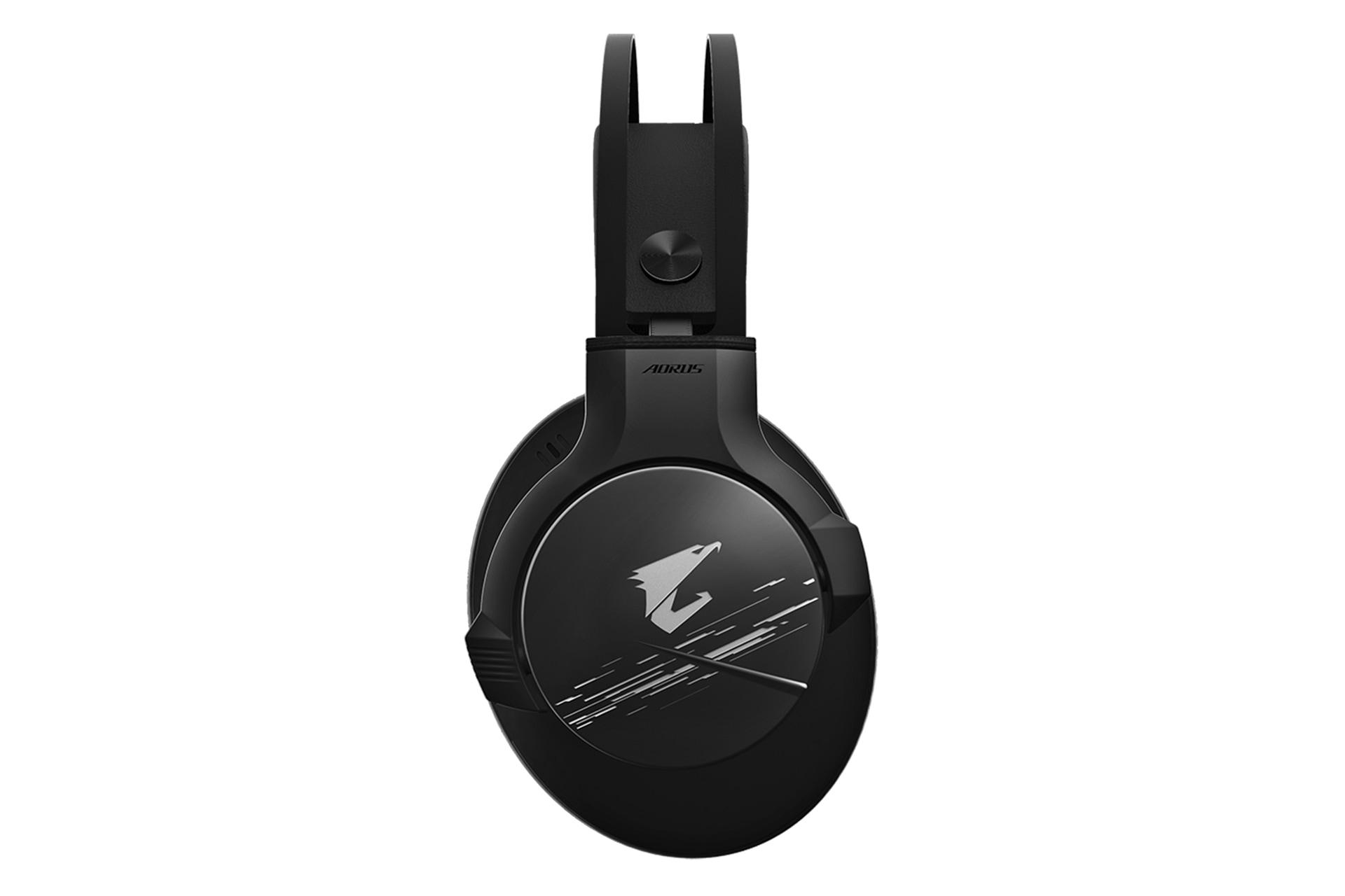 هدست گیمینگ گیگابایت GIGABYTE AORUS H1 از نمای کناری