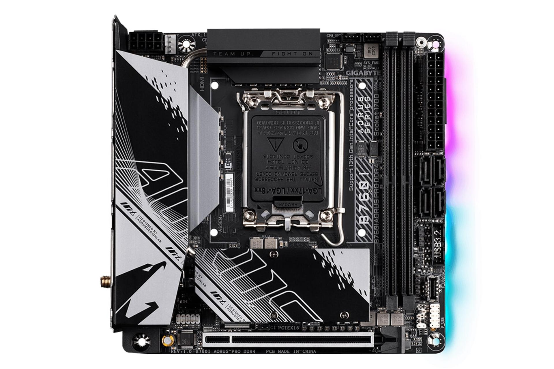 مادربرد گیگابایت GIGABYTE B760I AORUS PRO DDR4 (Rev. 1.x)