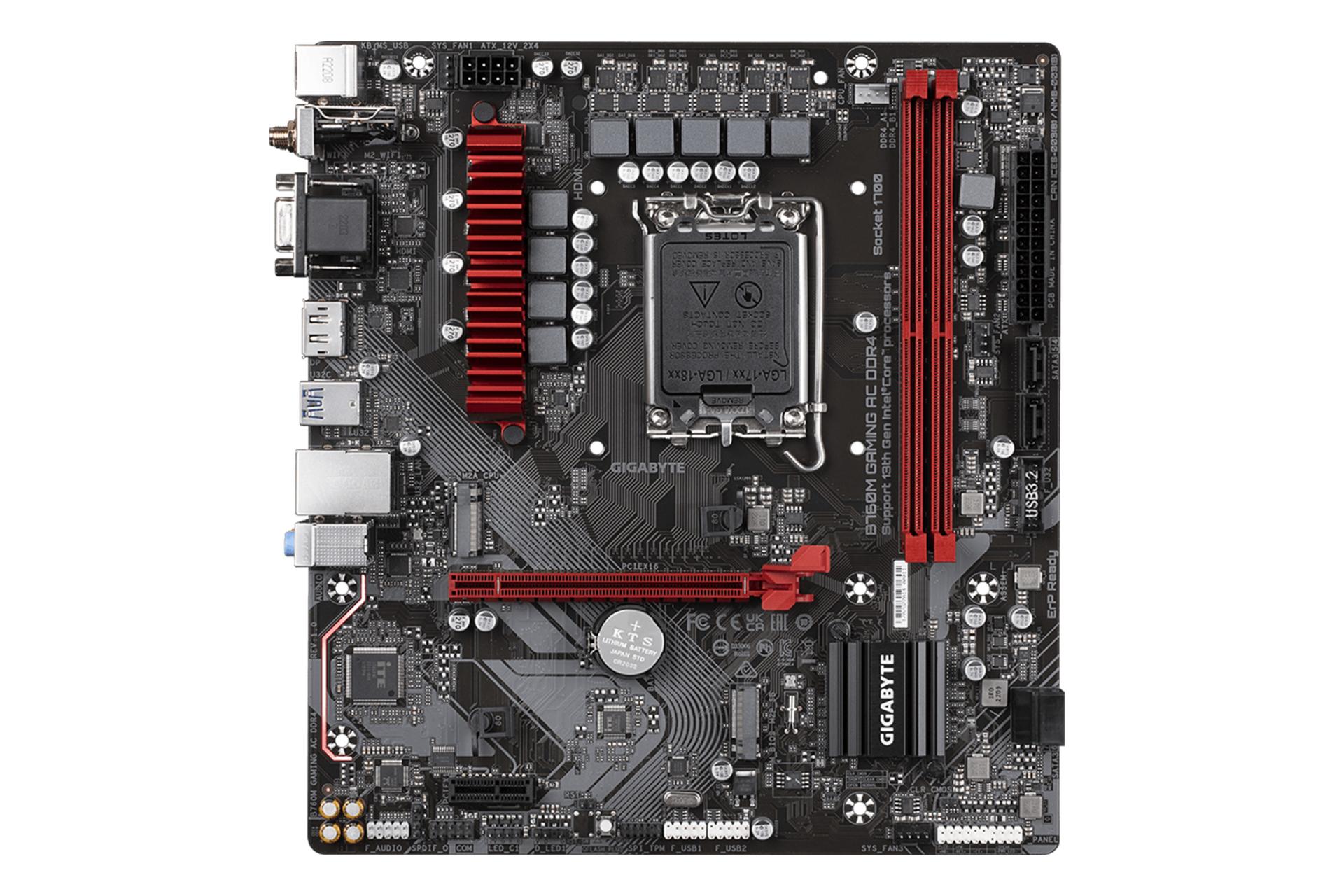 مادربرد گیگابایت GIGABYTE B760M GAMING AC DDR4 (rev. 1.x)
