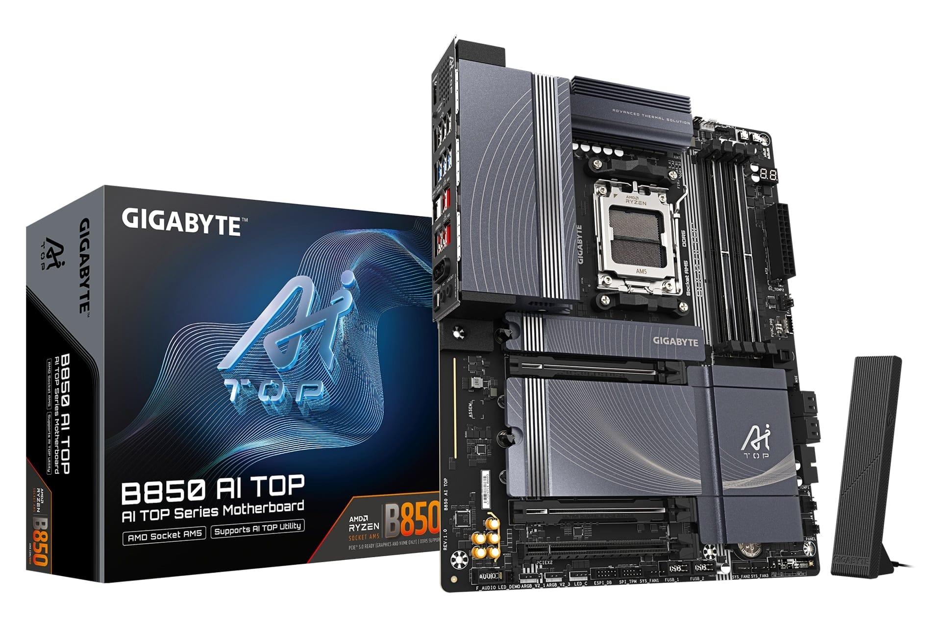 جعبه مادربرد گیگابایت GIGABYTE B850 AI TOP