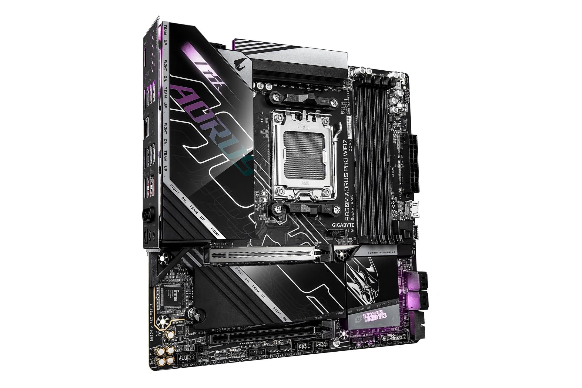 سمت چپ مادربرد گیگابایت GIGABYTE B850M AORUS PRO WIFI7