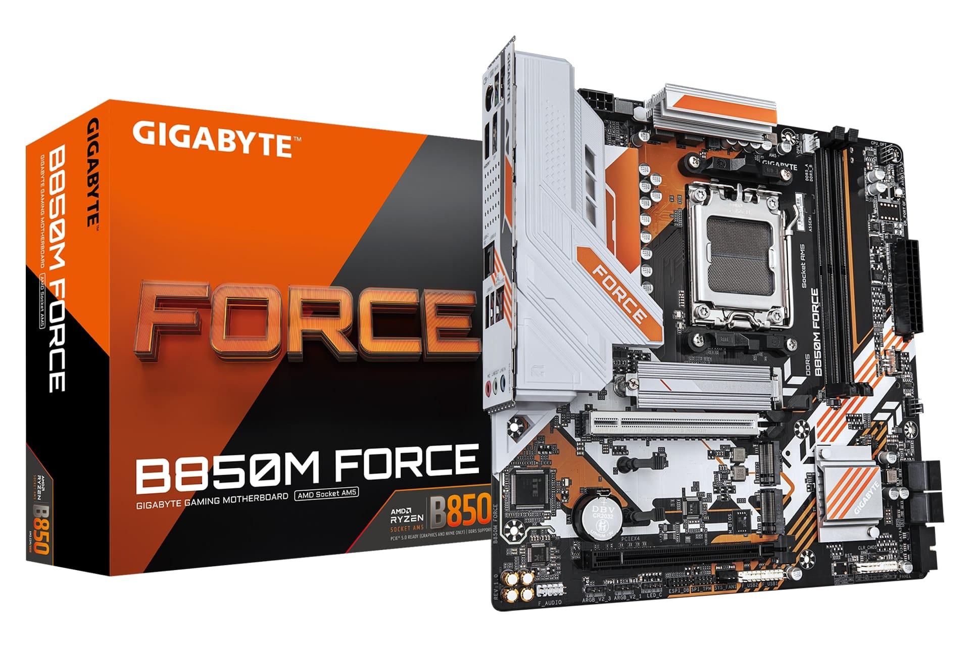 جعبه مادربرد گیگابایت GIGABYTE B850M FORCE (Rev. 1.0)