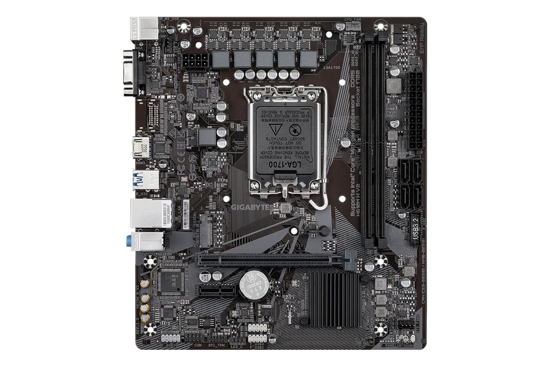 مادربرد گیگابایت GIGABYTE H610M H V2 (rev. 1.0)