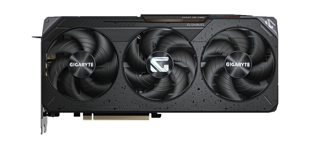 کارت گرافیک amd radeon rx 9070 xt gaming oc گیگابایت از روبرو