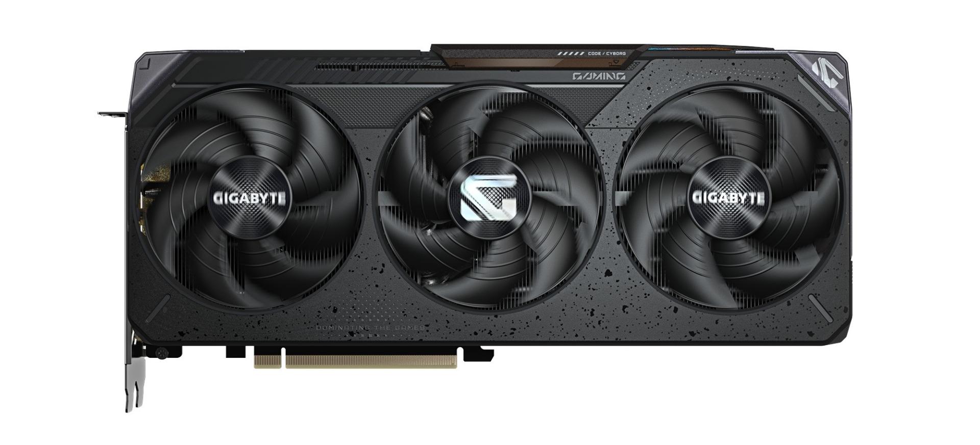 کارت گرافیک amd radeon rx 9070 xt gaming oc گیگابایت از روبرو
