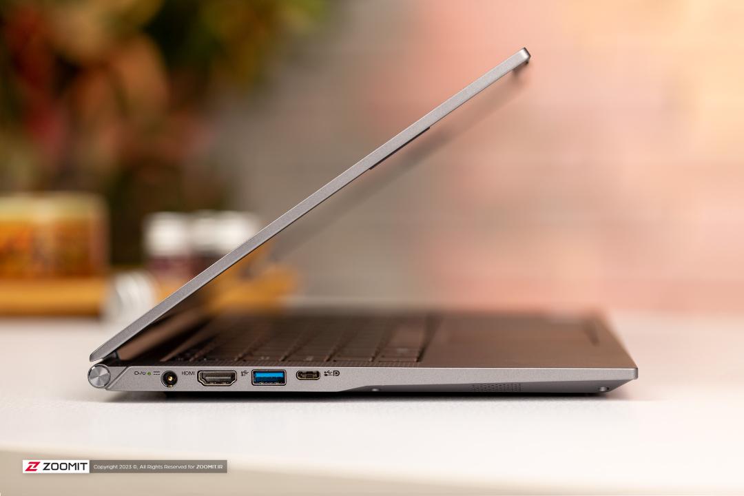 درگاه USB Type C و خروجی HDMI لپ‌تاپ U4 گیگابایت