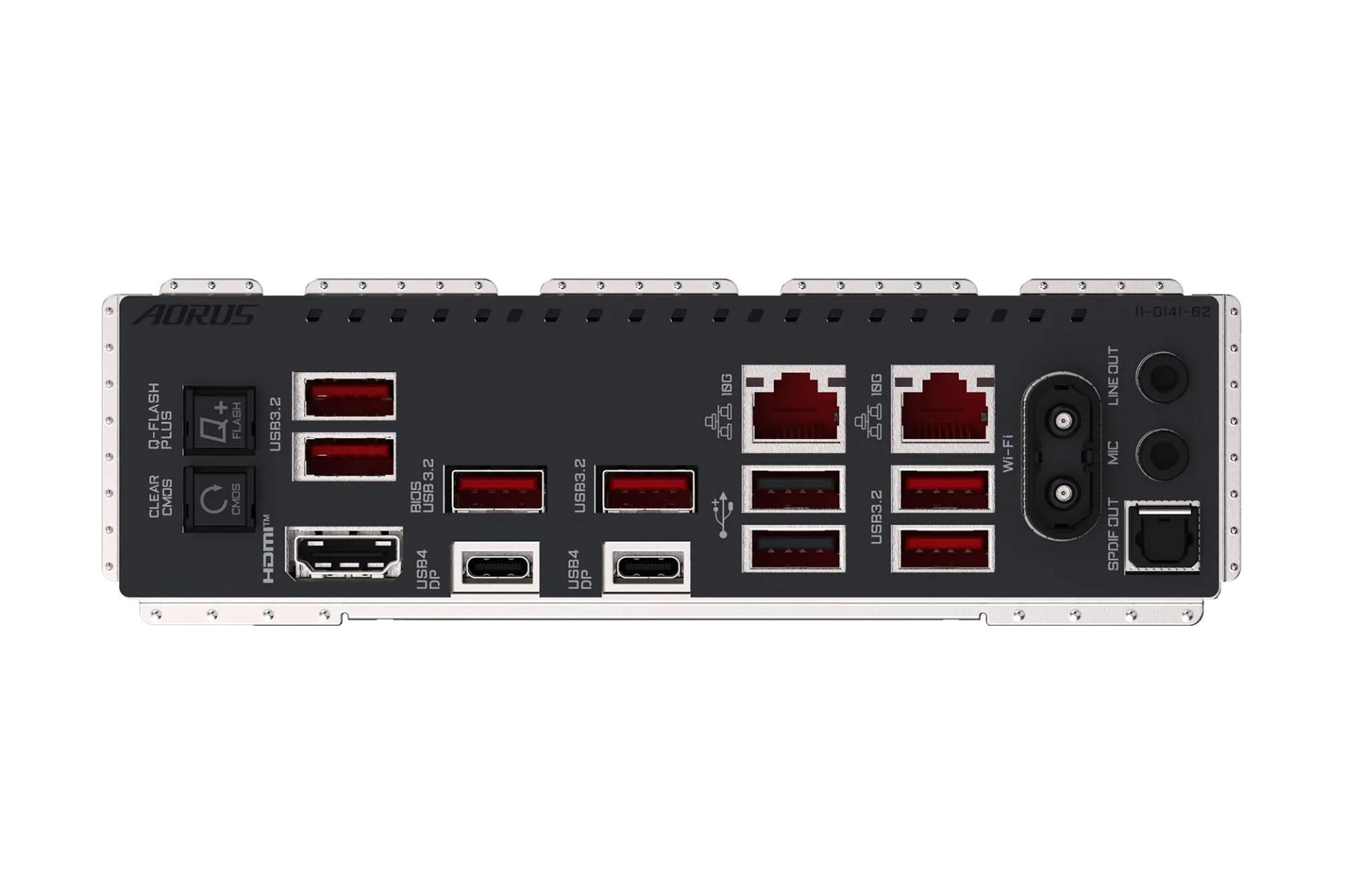 کانکتور و اتصال مادربرد گیگابایت X870E AORUS XTREME AI TOP (rev. 1.x)