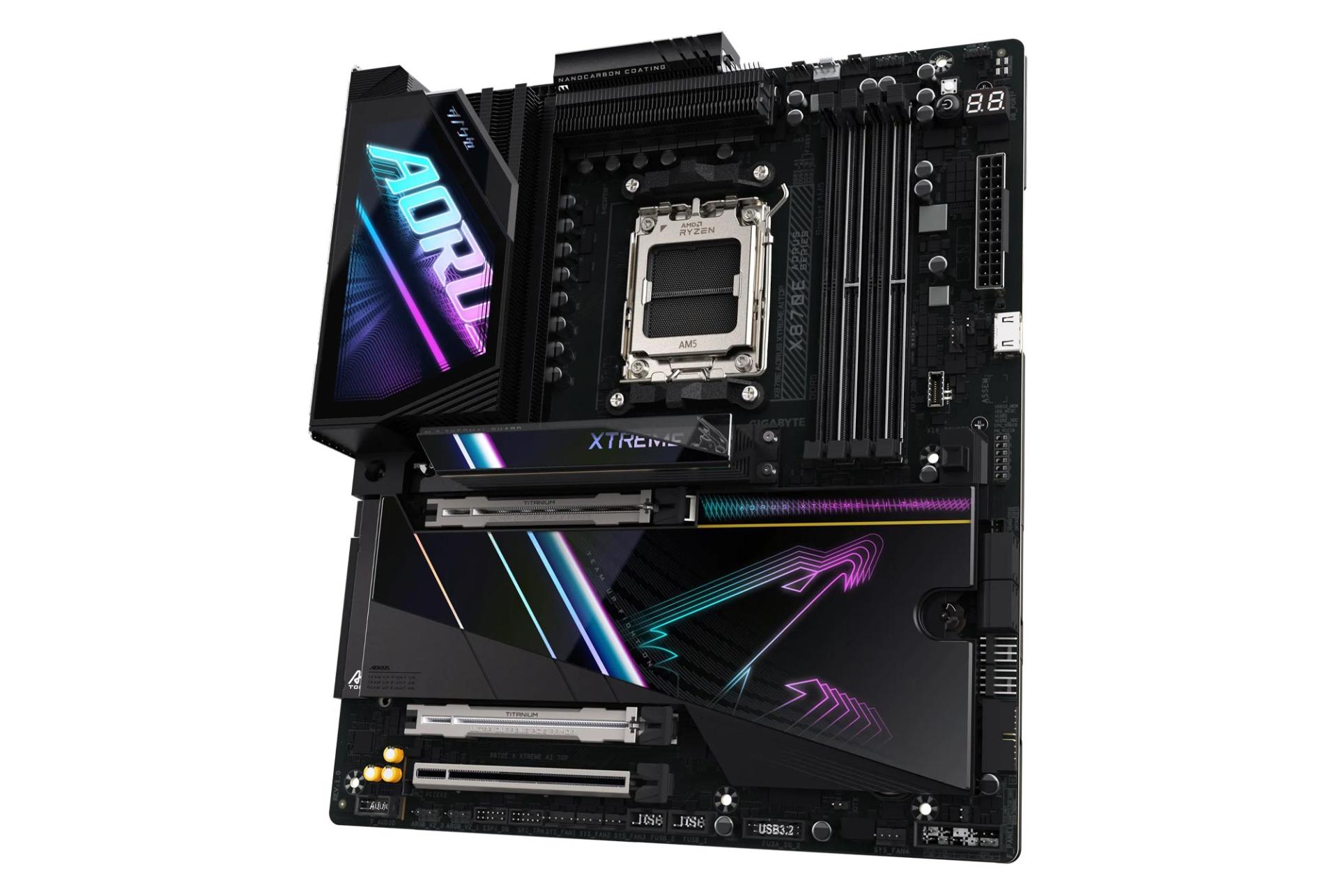 ابعاد و اندازه مادربرد گیگابایت X870E AORUS XTREME AI TOP (rev. 1.x)
