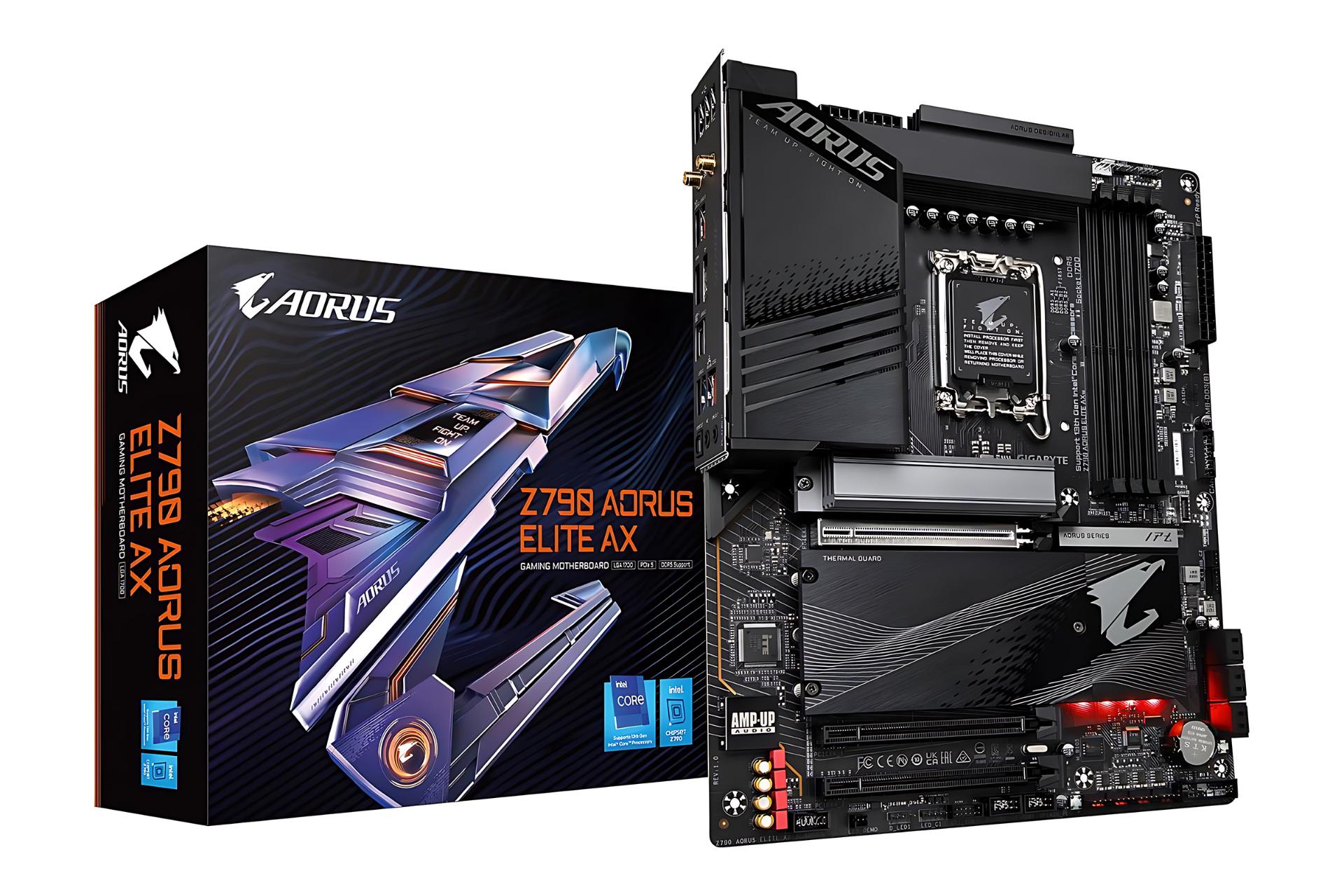 جعبه مادربرد گیگابایت GIGABYTE Z790 AORUS ELITE AX (rev. 1.0)