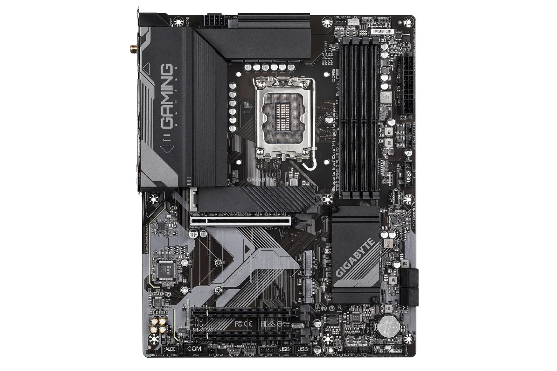 مادربرد گیگابایت Z790 GAMING PLUS AX (rev. 1.0) نمای بالا