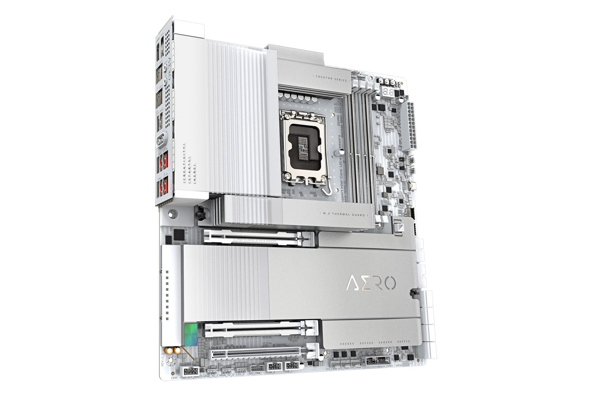 سمت چپ مادربرد گیگابایت GIGABYTE Z890 AERO D