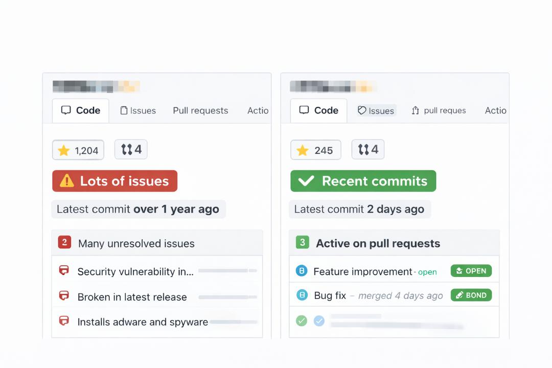 بررسی Recent commits در گیت هاب