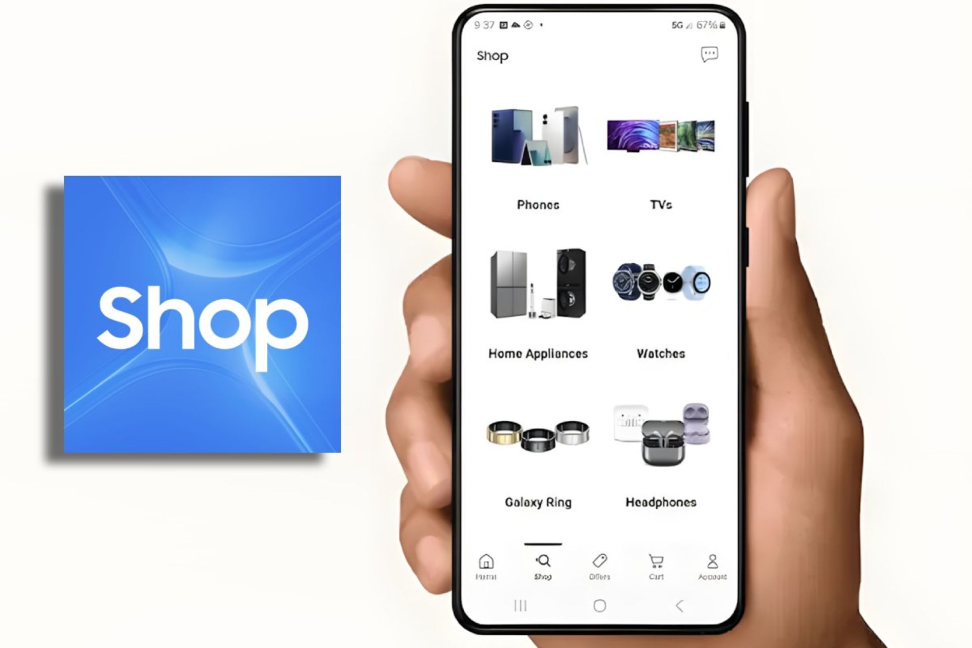 اپلیکیشن سامسونگ Shop
