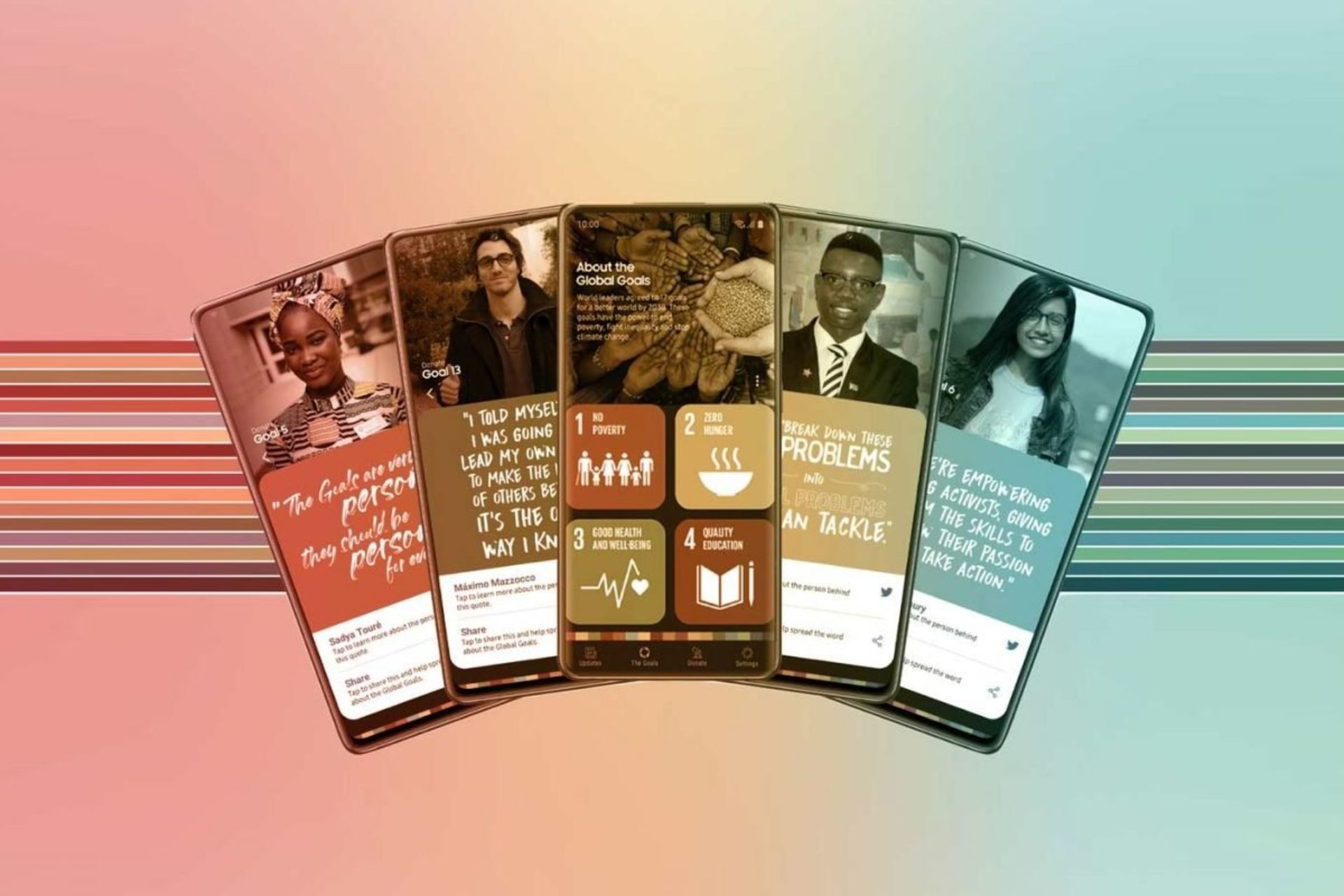 اپلیکیشن Global Goals سامسونگ