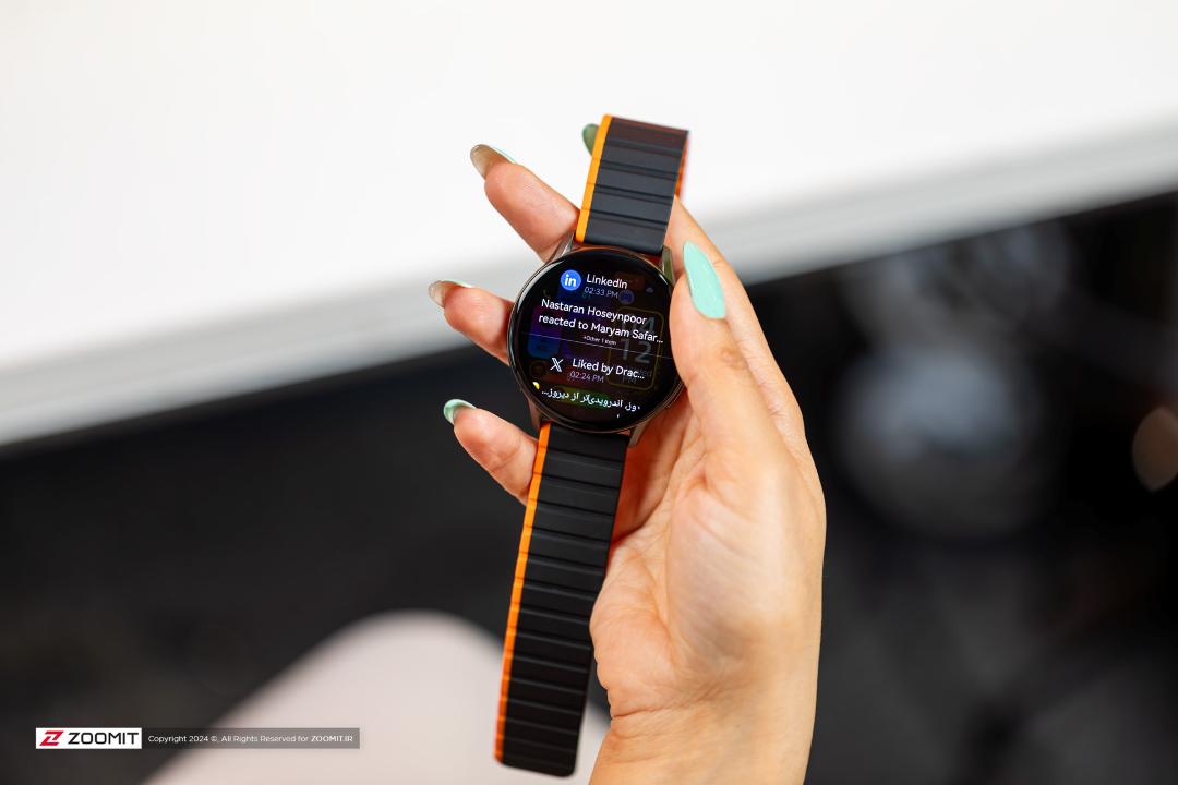 نمایش اعلانات ساعت هوشمند Glorimi M2 Max