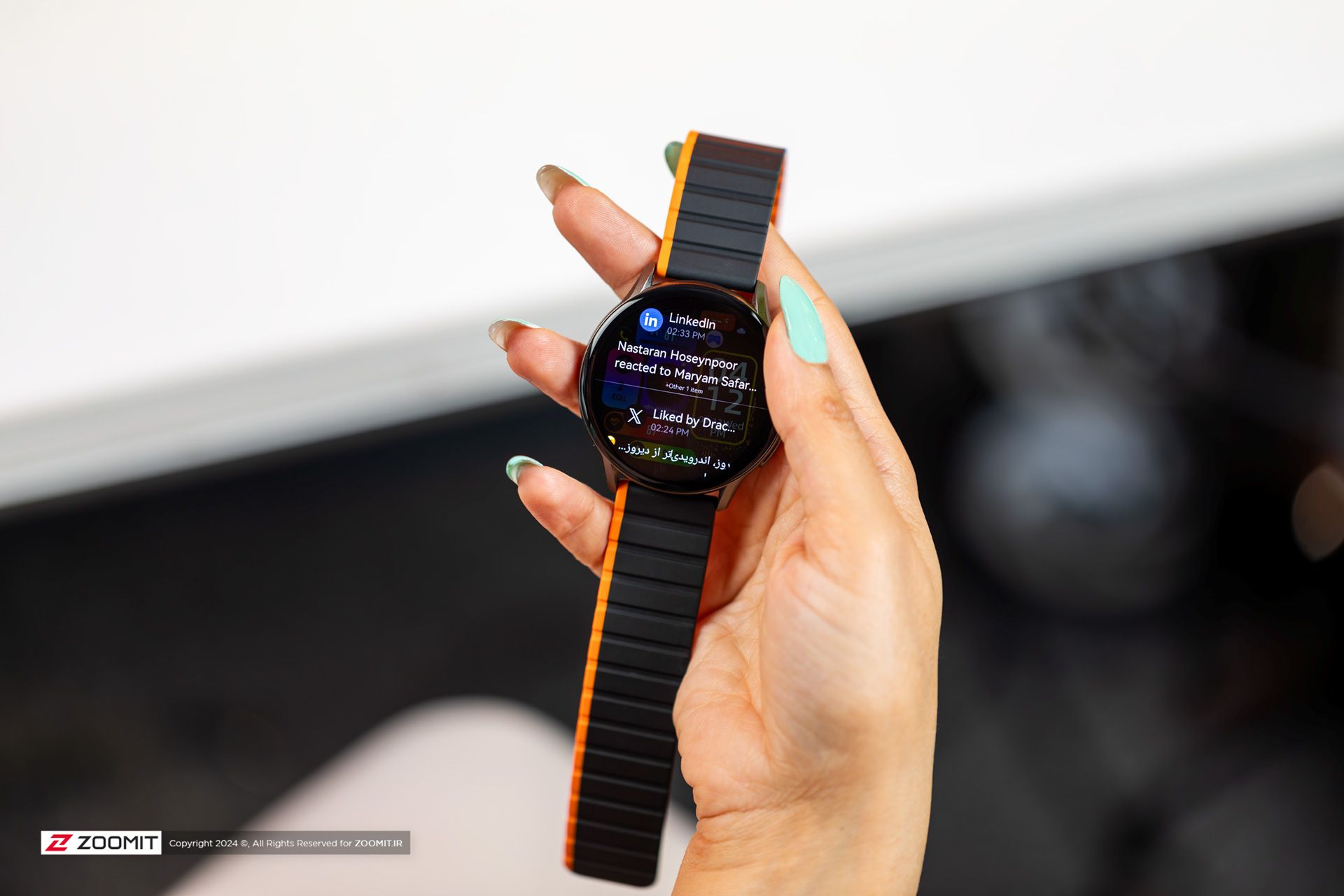 نمایش اعلانات ساعت هوشمند Glorimi M2 Max