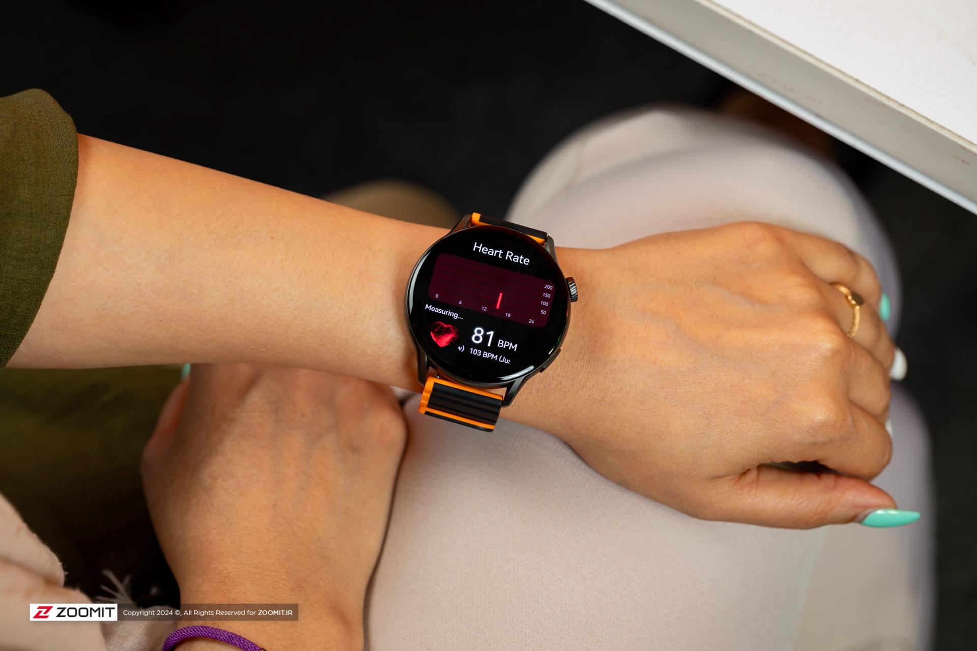 پایش ضربان قلب ساعت هوشمند Glorimi M2 Max