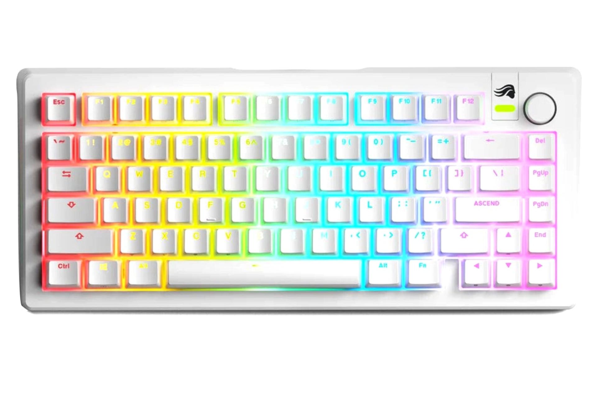 کیبورد گلوریوس Glorious GMMK 3 75 Prebuilt سفید