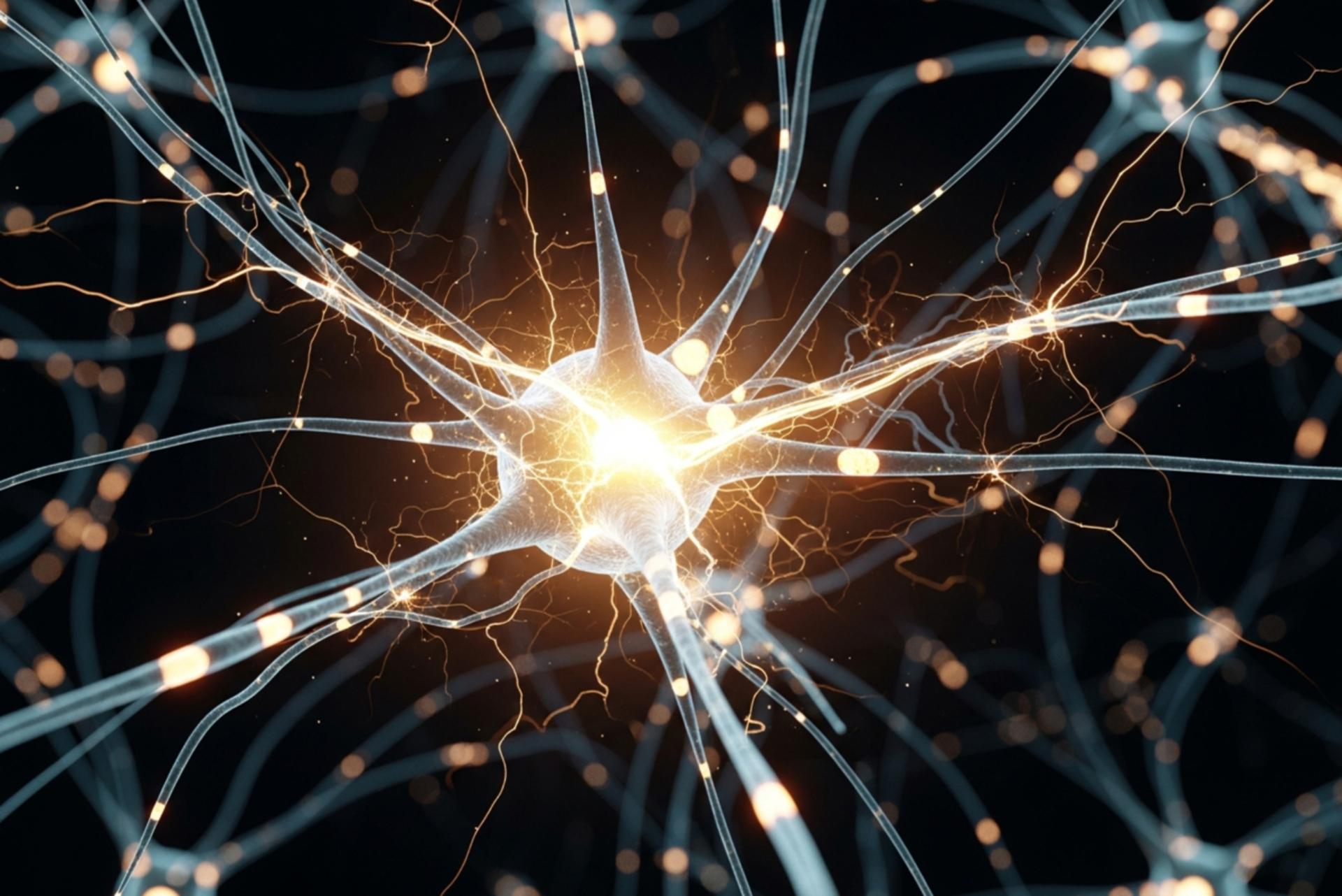 شبکه درخشان و پیچیده نورون‌های مغز انسان