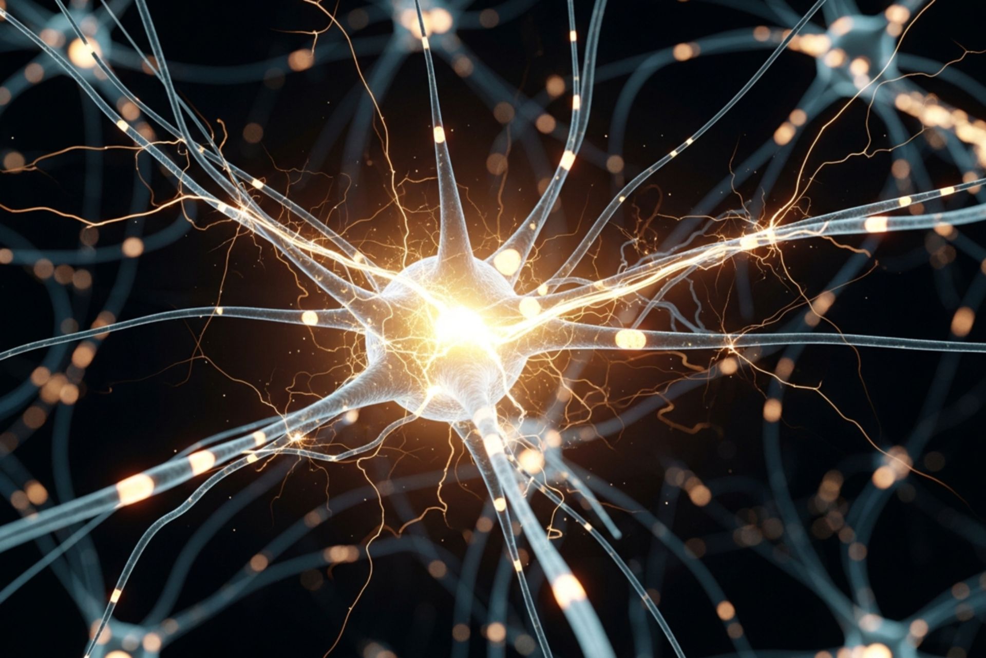 شبکه درخشان و پیچیده نورون‌های مغز انسان