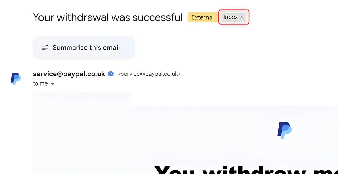 برچسب Inbox در محیط ایمیل جیمیل (Gmail) برای دسته‌بندی پیام‌ها
