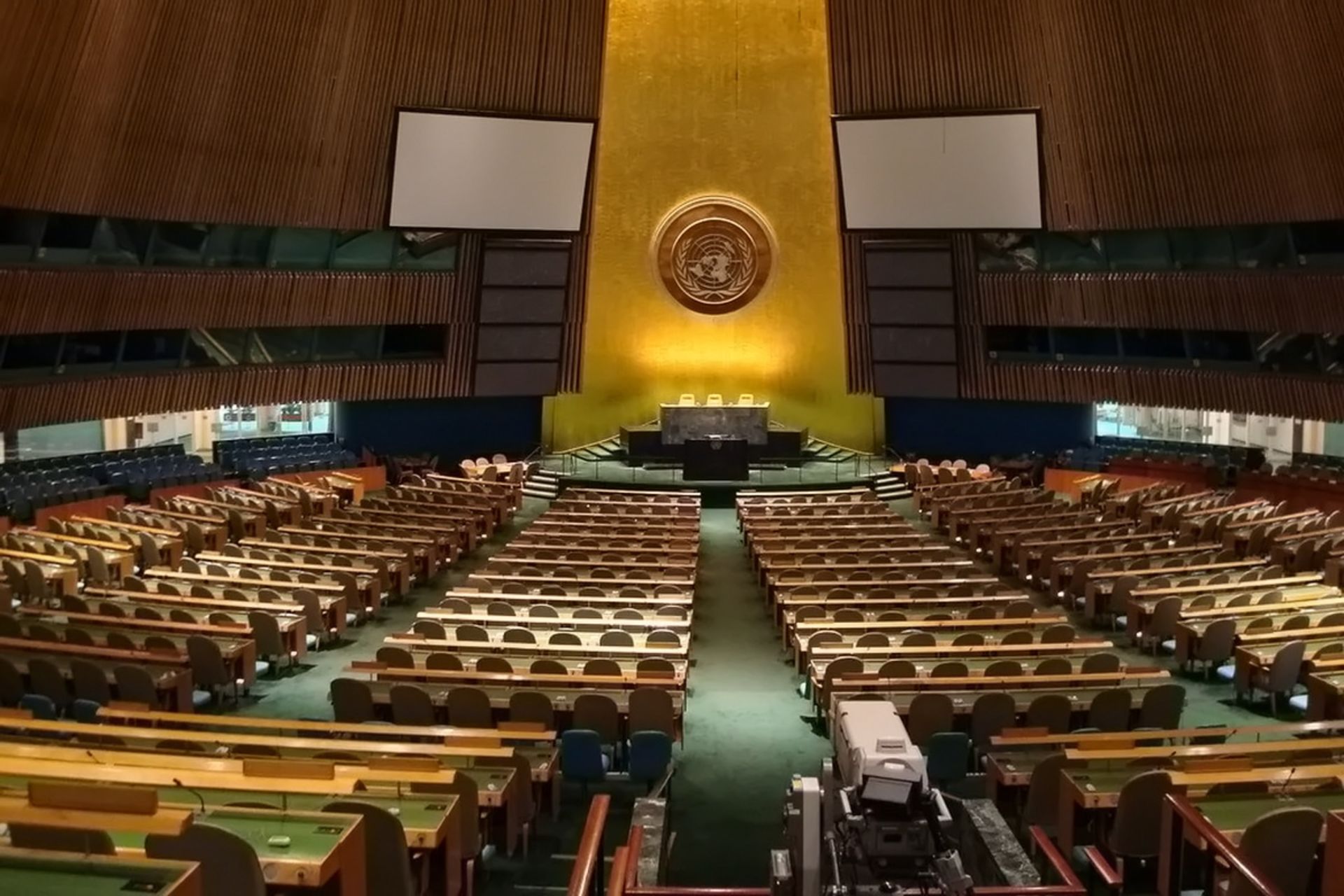 سالن کنفرانس General Assembly Hall سازمان ملل (UN HQ نیویورک) محل برگزاری اجلاس بازنگری NPT