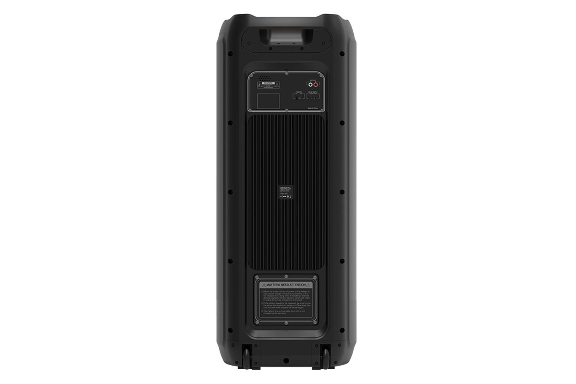 نمای پشت و بدنه اسپیکر گلتیج Sound Box – SP01