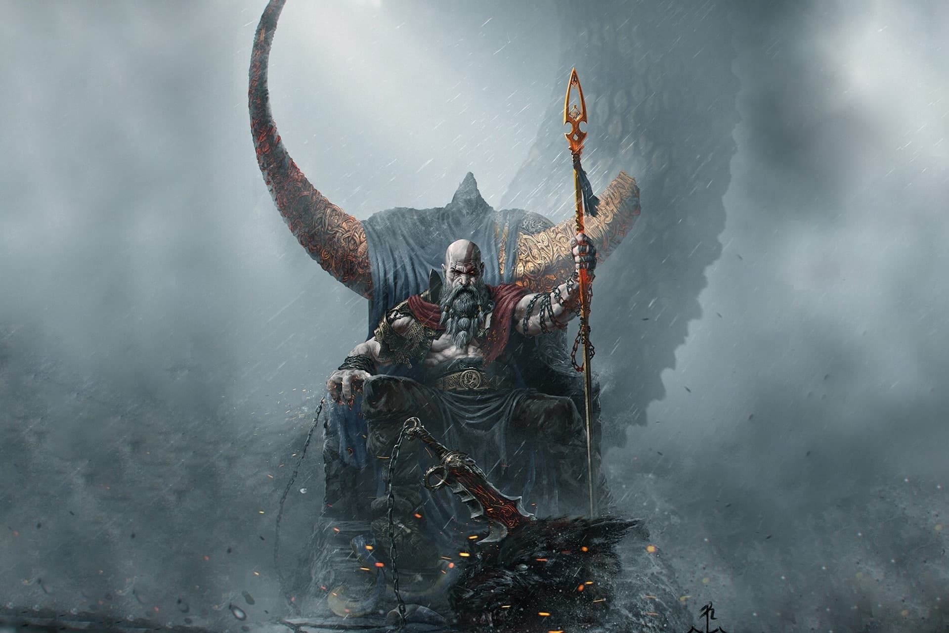 پوستر بازی God of War Ragnarok