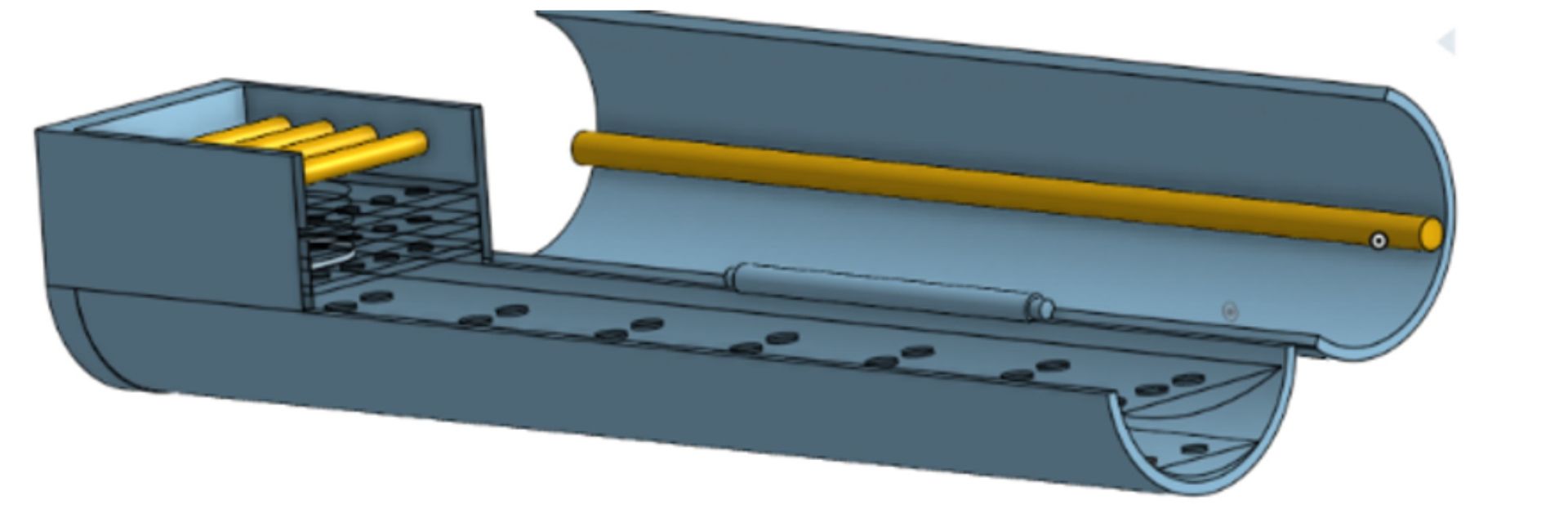نمای گرافیکی از ساختار کاتالیزور جلبکی گوگرین