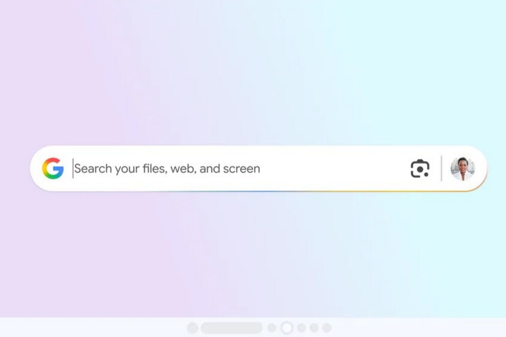 نوار جست‌وجوی اپلیکیشن ویندوزی گوگل