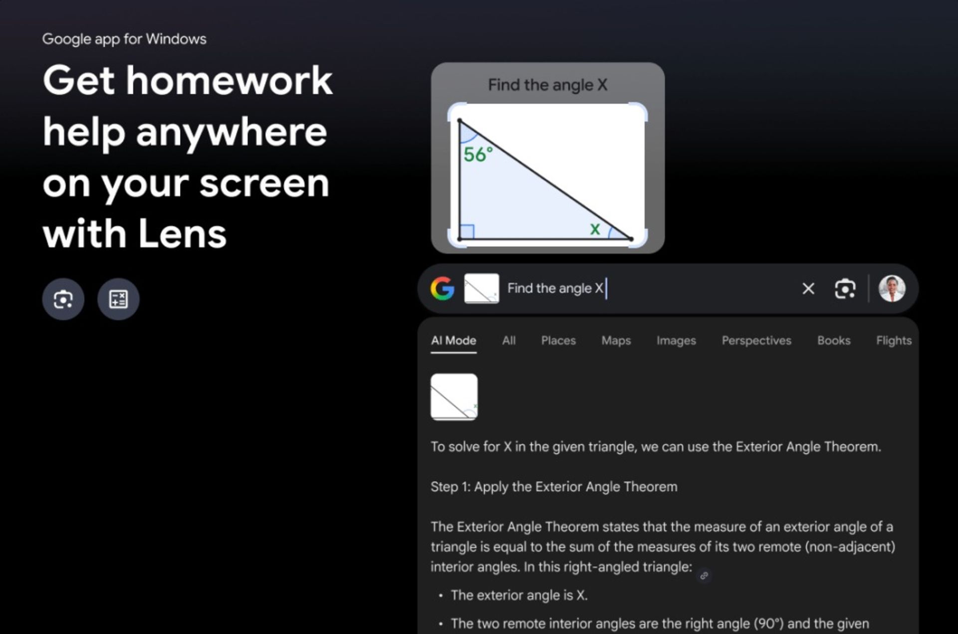 ویژگی لنز اپلیکیشن ویندوزی گوگل