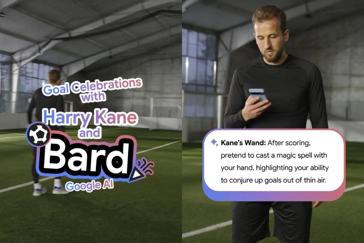 ویدیو تبلیغاتی گوگل بارد با حضور هری کین فوتبالیست معروف [تماشا کنید]