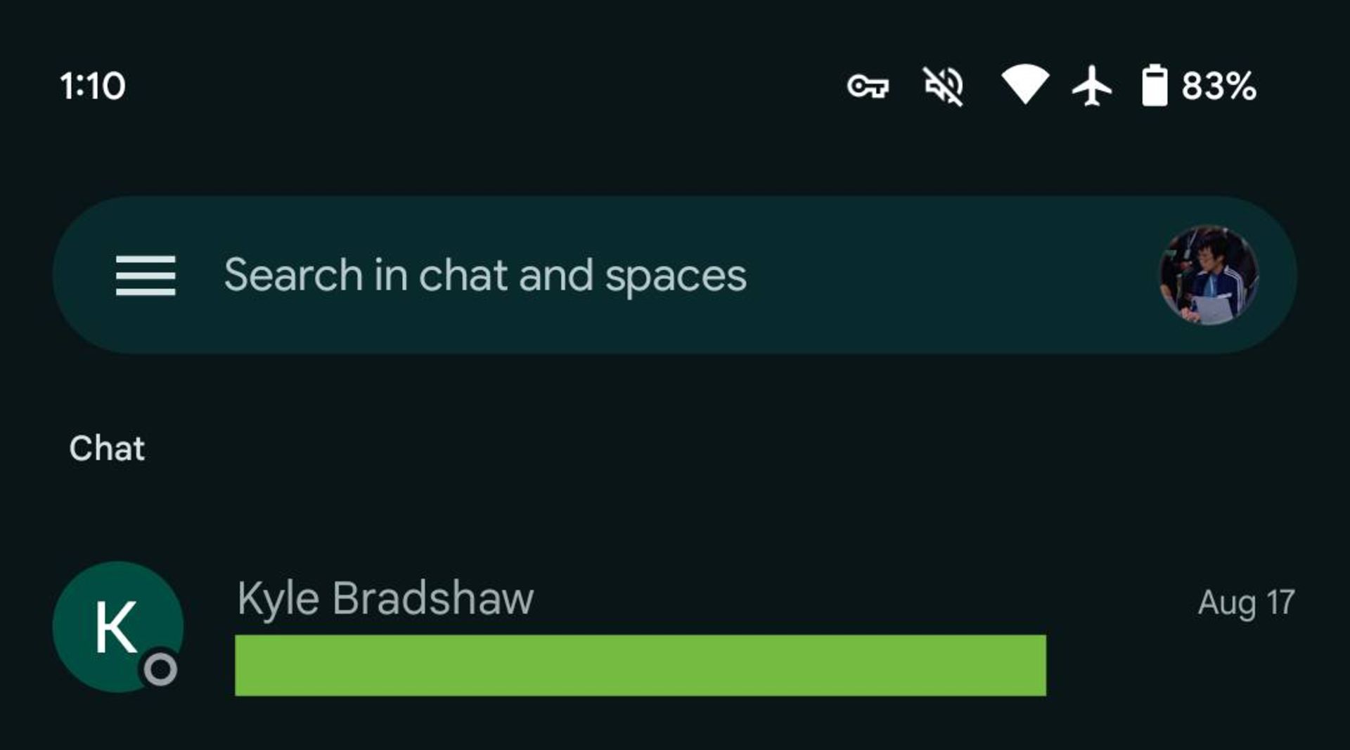 تغییر ارتفاع جستجوی گوگل چت