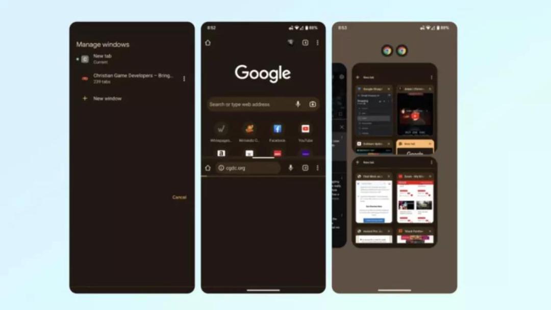قابلیت Instance Switcher نسخه اندروید مرورگر کروم