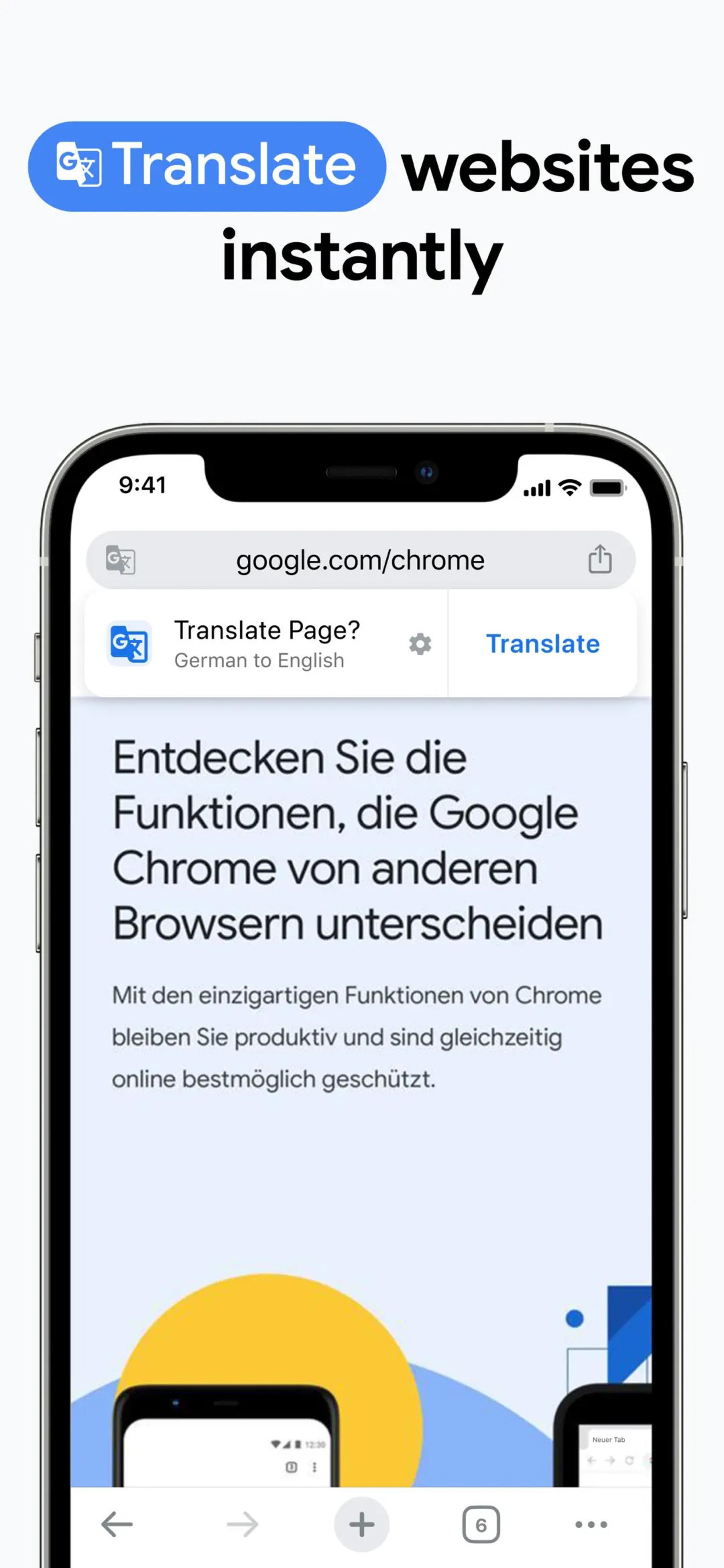 ترجمه صفحات در مرورگر Google Chrome